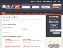 Tablet Screenshot of interment.net